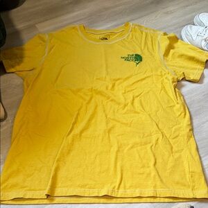The North Face Men's Vibrant Yellow Tee size extra large